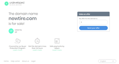 Desktop Screenshot of newtire.com